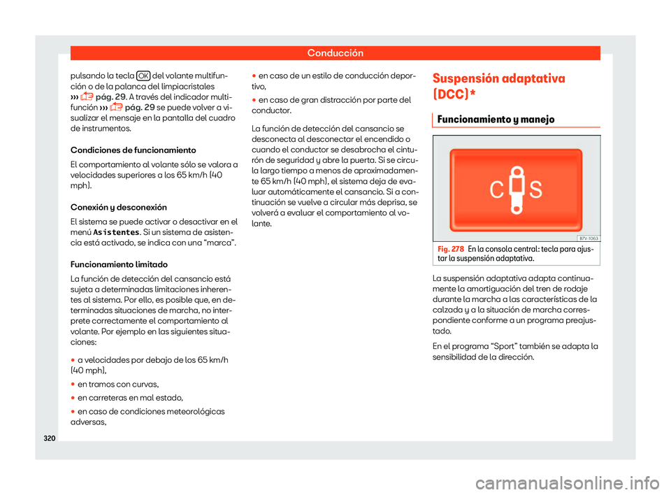 Seat Alhambra 2018  Manual de instrucciones (in Spanish) Conducci