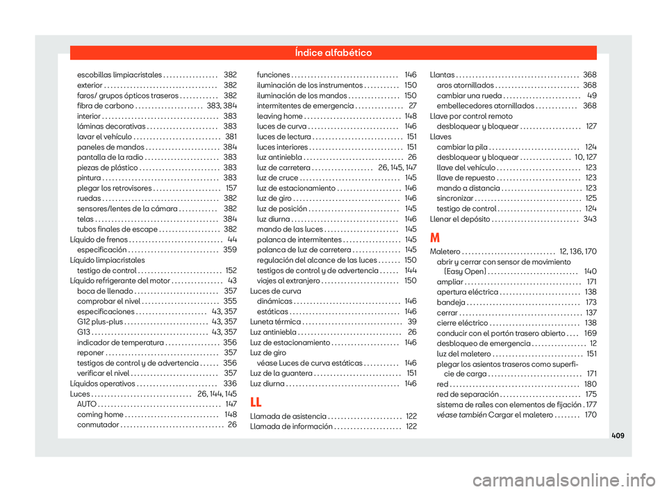 Seat Alhambra 2018  Manual de instrucciones (in Spanish) 