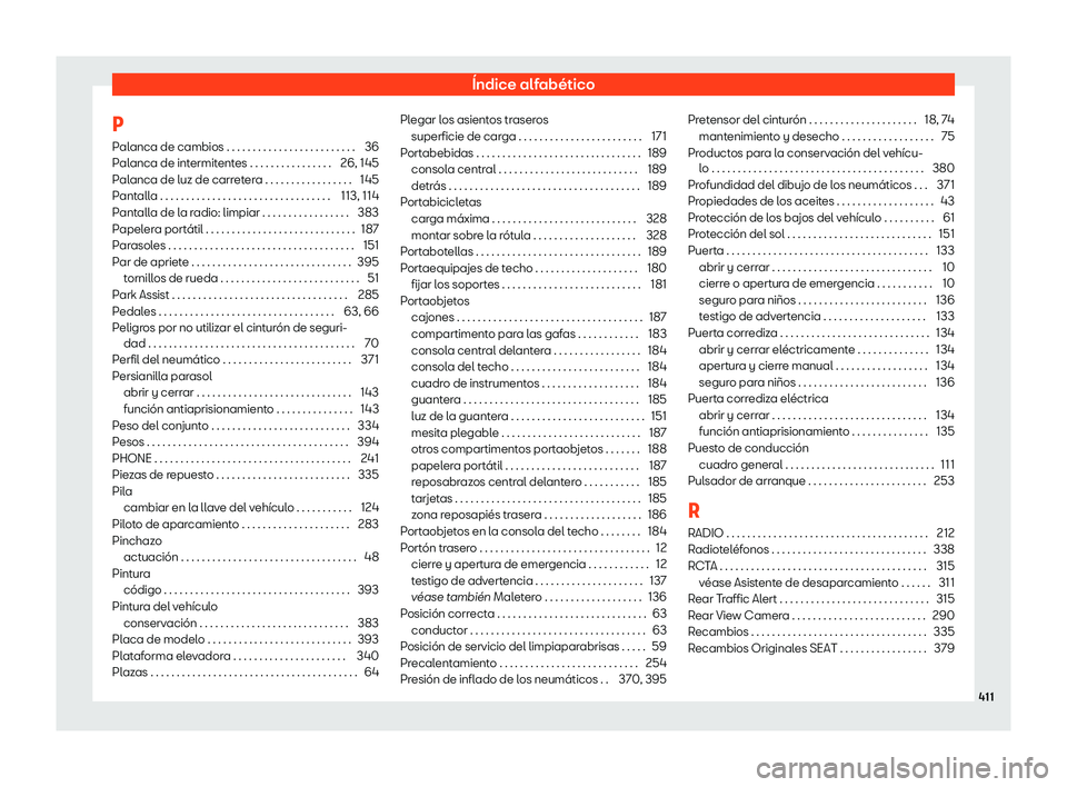 Seat Alhambra 2018  Manual de instrucciones (in Spanish) 