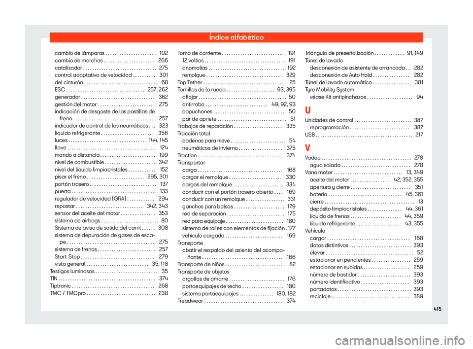 Seat Alhambra 2018  Manual de instrucciones (in Spanish) 