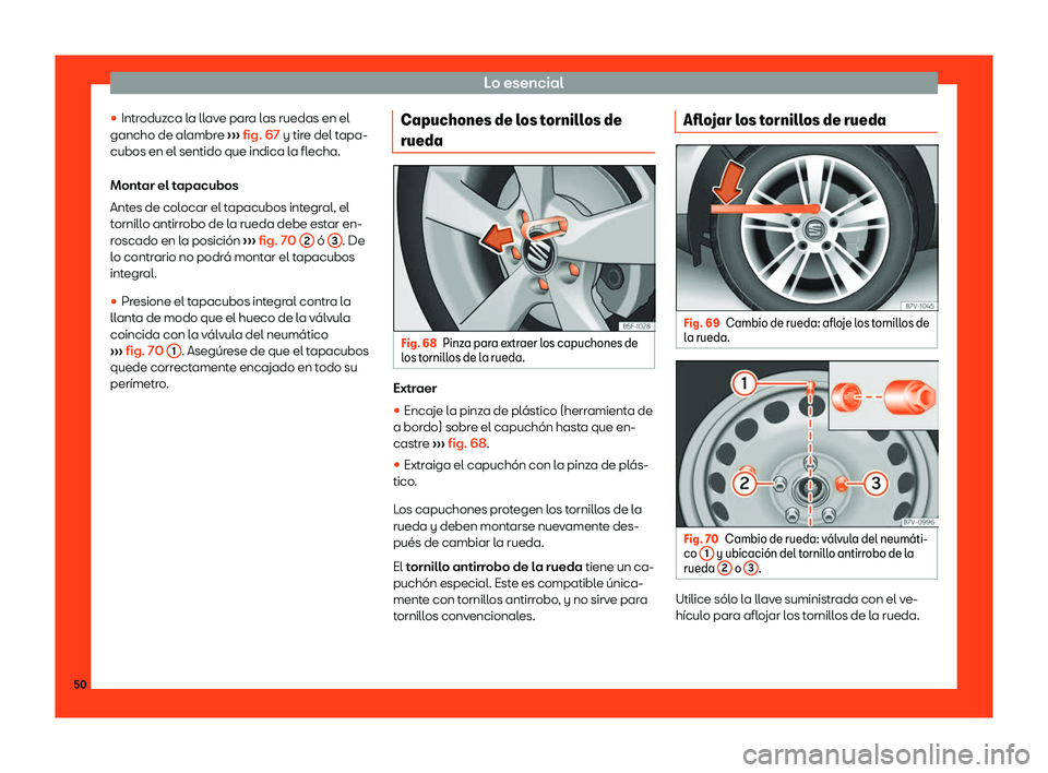 Seat Alhambra 2018  Manual de instrucciones (in Spanish) Lo esencial
