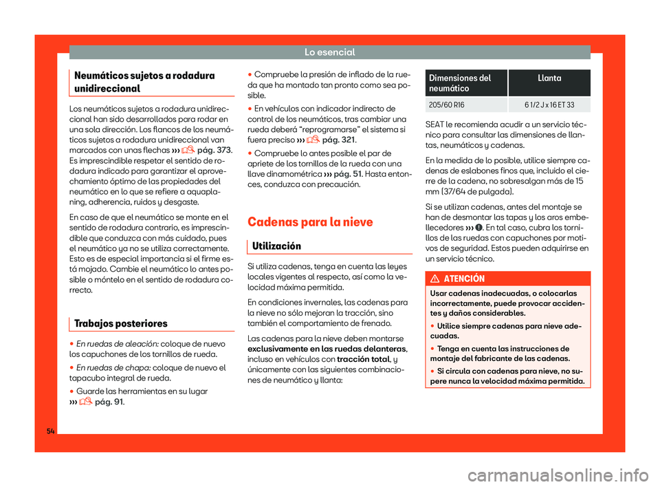 Seat Alhambra 2018  Manual de instrucciones (in Spanish) Lo esencial
Neum