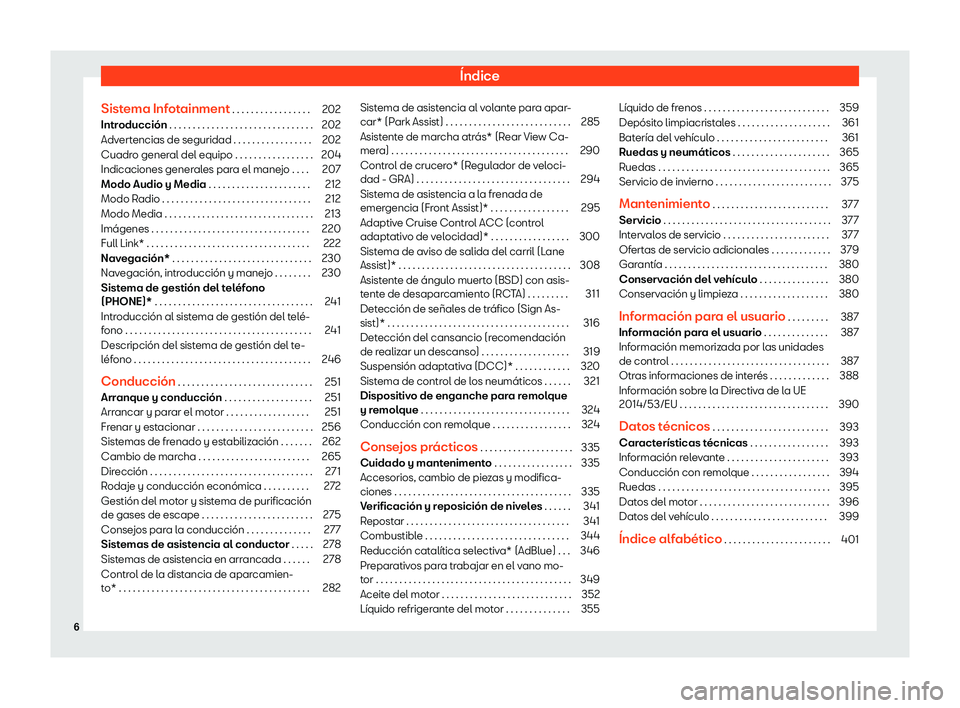 Seat Alhambra 2018  Manual de instrucciones (in Spanish) 