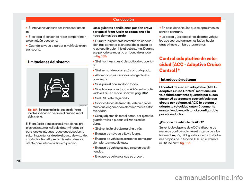 Seat Tarraco 2020  Manual de instrucciones (in Spanish) Conducción
