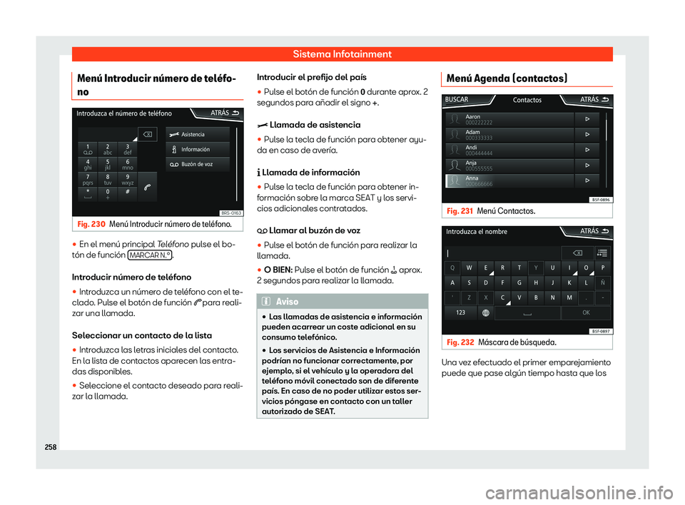 Seat Tarraco 2019  Manual de instrucciones (in Spanish) Sistema Infotainment
Men