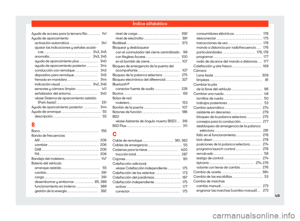 Seat Tarraco 2019 Manual de instrucciones (in Spanish) Seat Tarraco 2019 Manual de instrucciones (in Spanish)