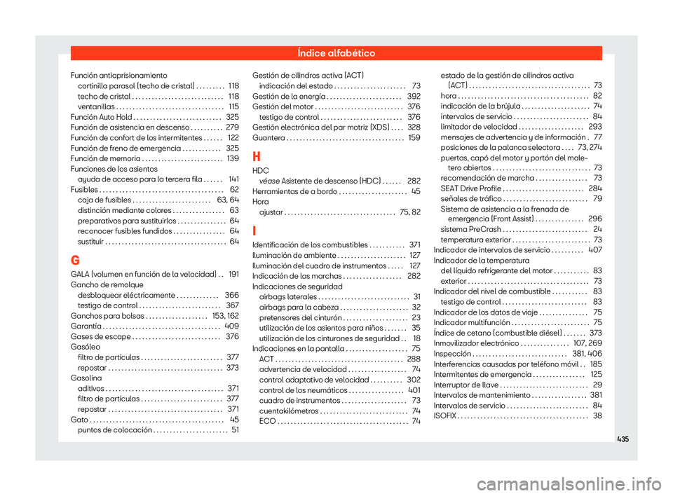 Seat Tarraco 2019 Manual de instrucciones (in Spanish) Seat Tarraco 2019 Manual de instrucciones (in Spanish)