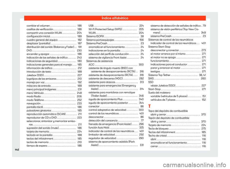 Seat Tarraco 2019  Manual de instrucciones (in Spanish) 