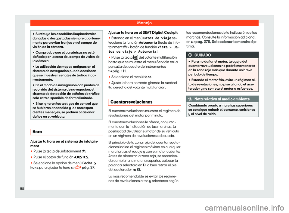 Seat Tarraco 2018  Manual de instrucciones (in Spanish) Manejo
