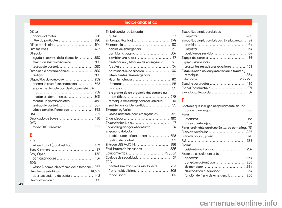 Seat Tarraco 2018  Manual de instrucciones (in Spanish) 