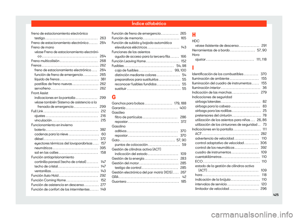 Seat Tarraco 2018  Manual de instrucciones (in Spanish) 