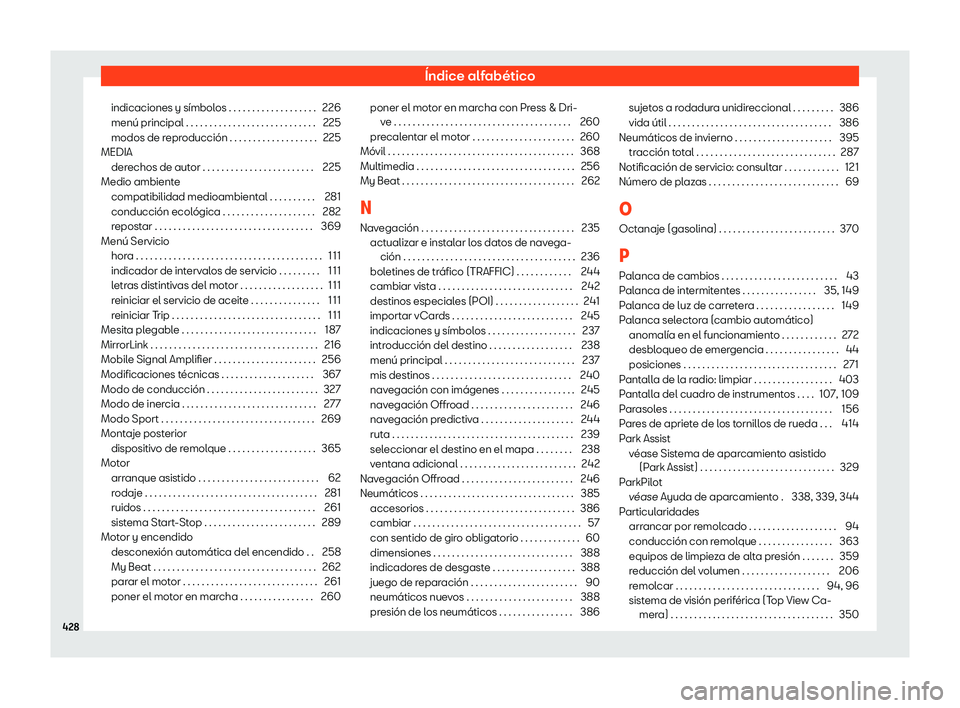 Seat Tarraco 2018  Manual de instrucciones (in Spanish) 