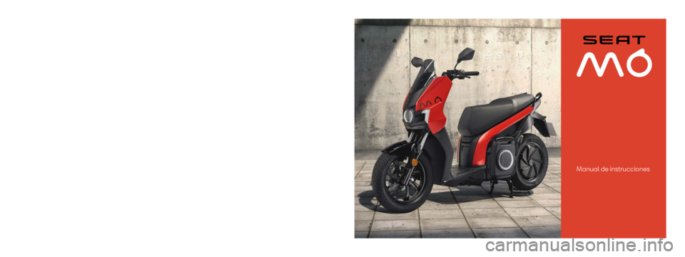 Seat eScooter 2020  Manual de instrucciones (in Spanish) 