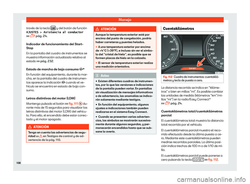 Seat Toledo 2018  Manual de instrucciones (in Spanish) Manejo
trav