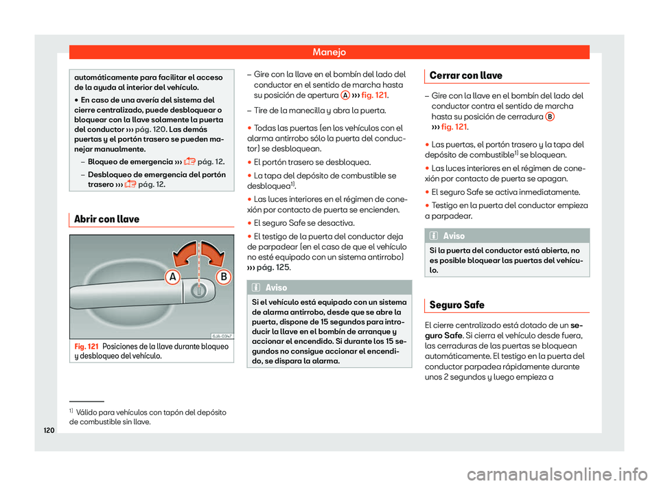 Seat Toledo 2018  Manual de instrucciones (in Spanish) Manejo
autom