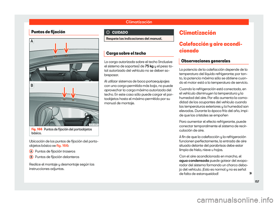 Seat Toledo 2018 Manual de instrucciones (in Spanish) Climatizaci Seat Toledo 2018 Manual de instrucciones (in Spanish) Climatizaci
