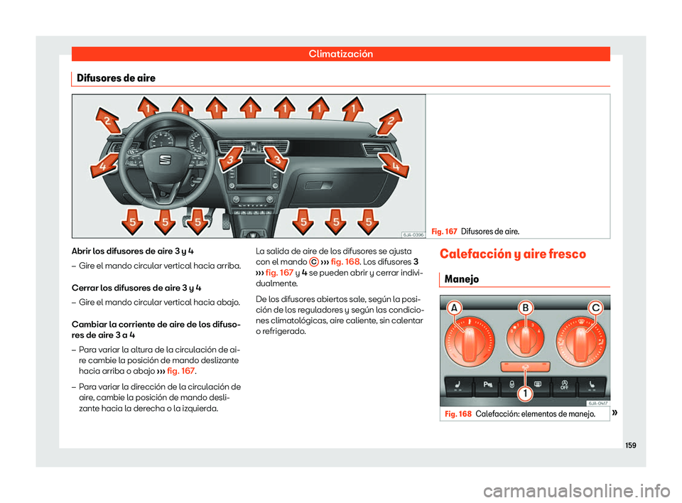 Seat Toledo 2018 Manual de instrucciones (in Spanish) Climatizaci Seat Toledo 2018 Manual de instrucciones (in Spanish) Climatizaci