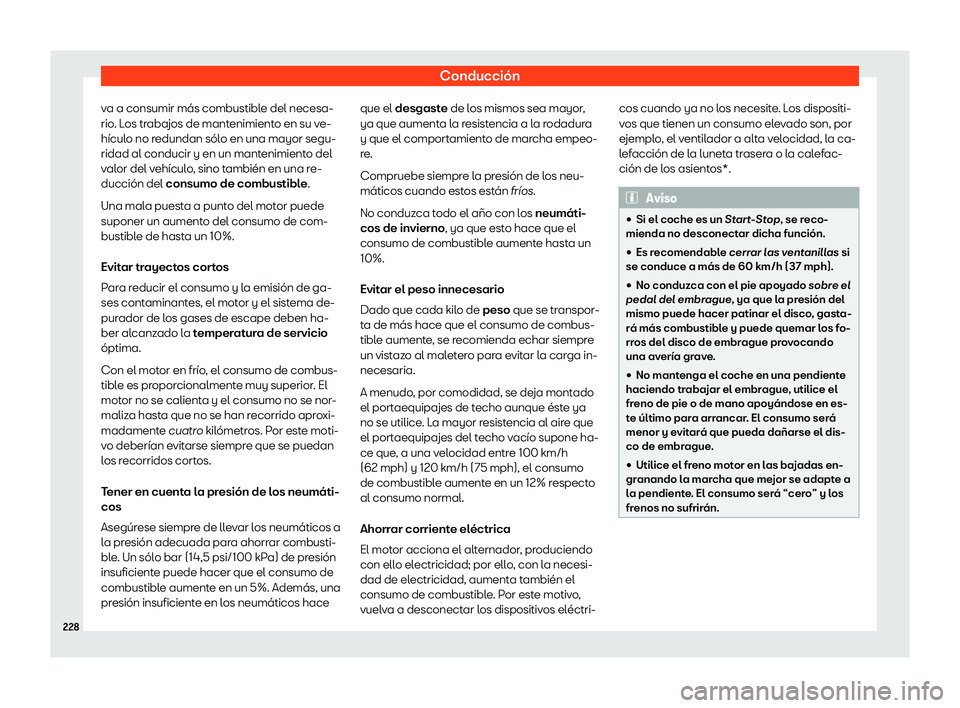 Seat Toledo 2018 Manual de instrucciones (in Spanish) Conducci Seat Toledo 2018 Manual de instrucciones (in Spanish) Conducci