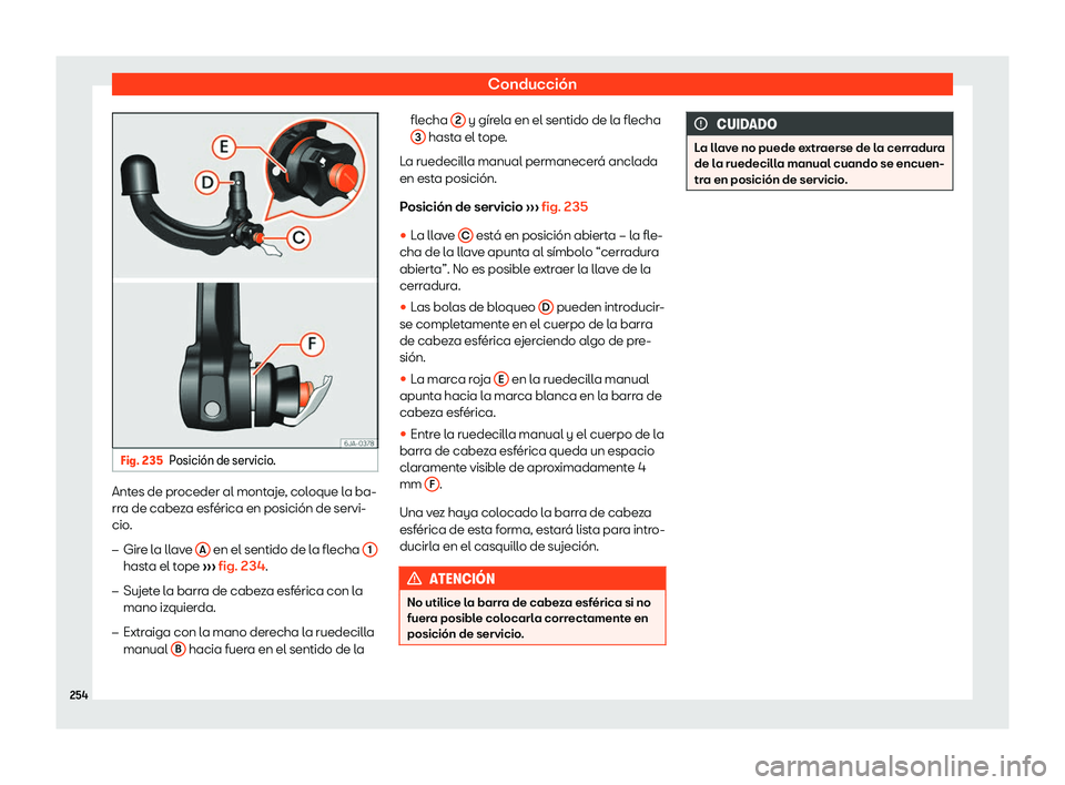Seat Toledo 2018  Manual de instrucciones (in Spanish) Conducci