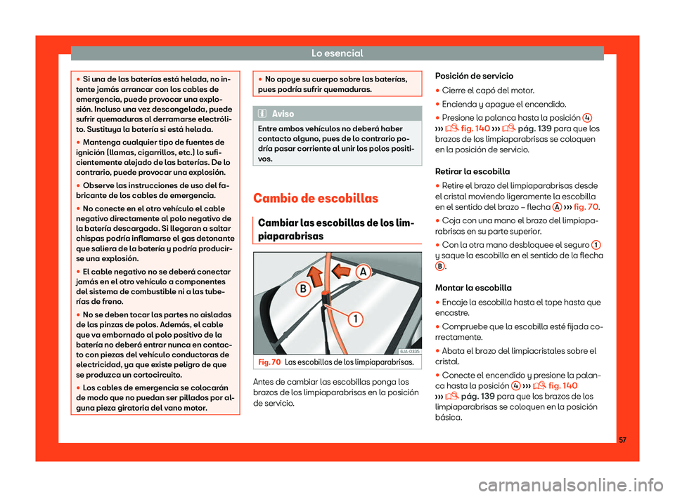 Seat Toledo 2018  Manual de instrucciones (in Spanish) Lo esencial
