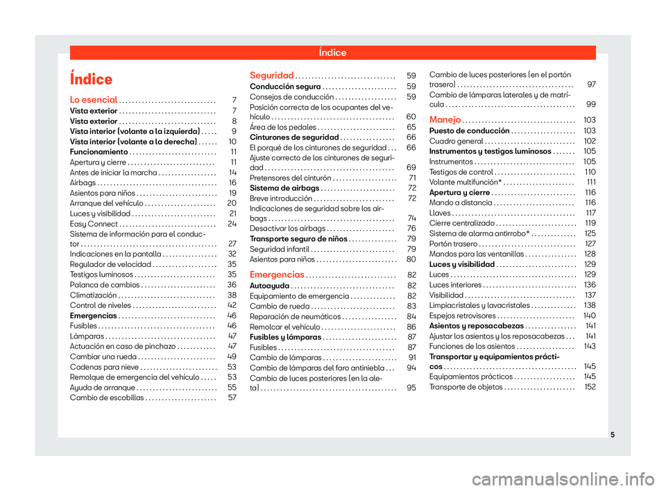 Seat Toledo 2018  Manual de instrucciones (in Spanish) 