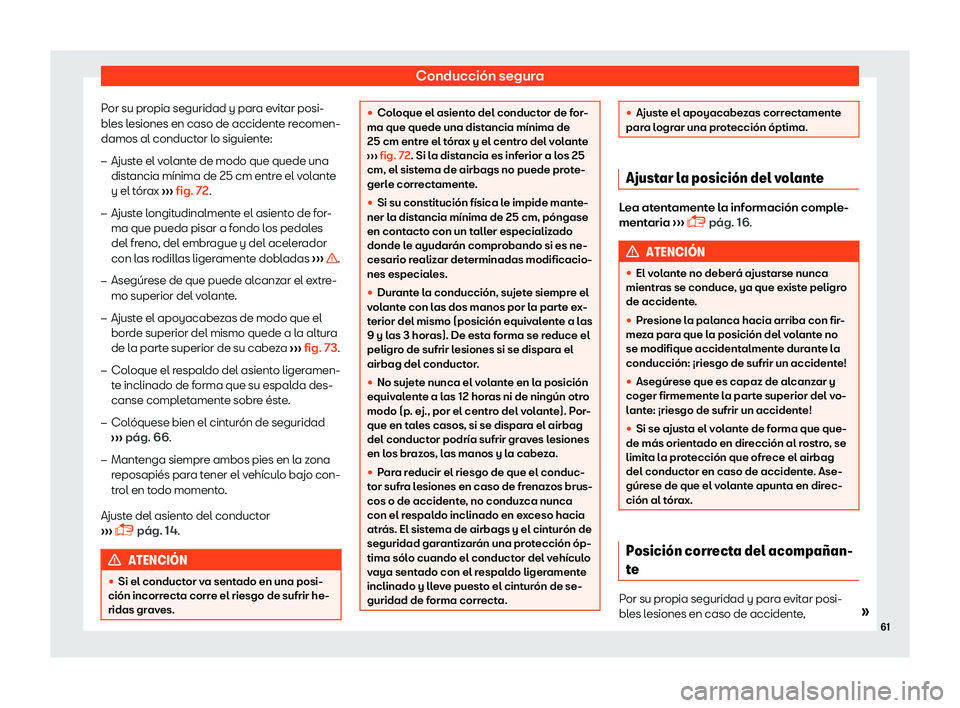Seat Toledo 2018  Manual de instrucciones (in Spanish) Conducci