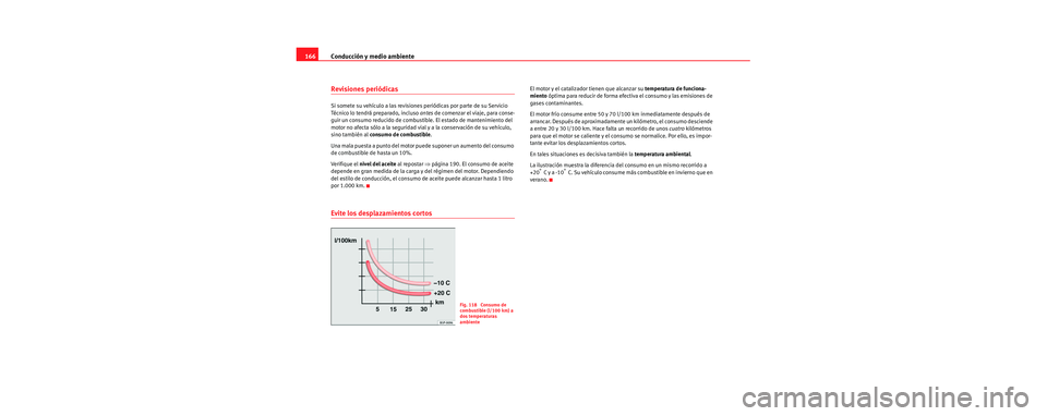Seat Cordoba 2006 Manual de instrucciones (in Spanish) Conducción y medio ambiente
166
Revisiones periódicas
Si somete su vehículo a las revisiones periódicas por parte de su Servicio
Técnico lo tendrá preparado, incluso antes de comenzar el viaj Seat Cordoba 2006 Manual de instrucciones (in Spanish) Conducción y medio ambiente
166
Revisiones periódicas
Si somete su vehículo a las revisiones periódicas por parte de su Servicio
Técnico lo tendrá preparado, incluso antes de comenzar el viaj