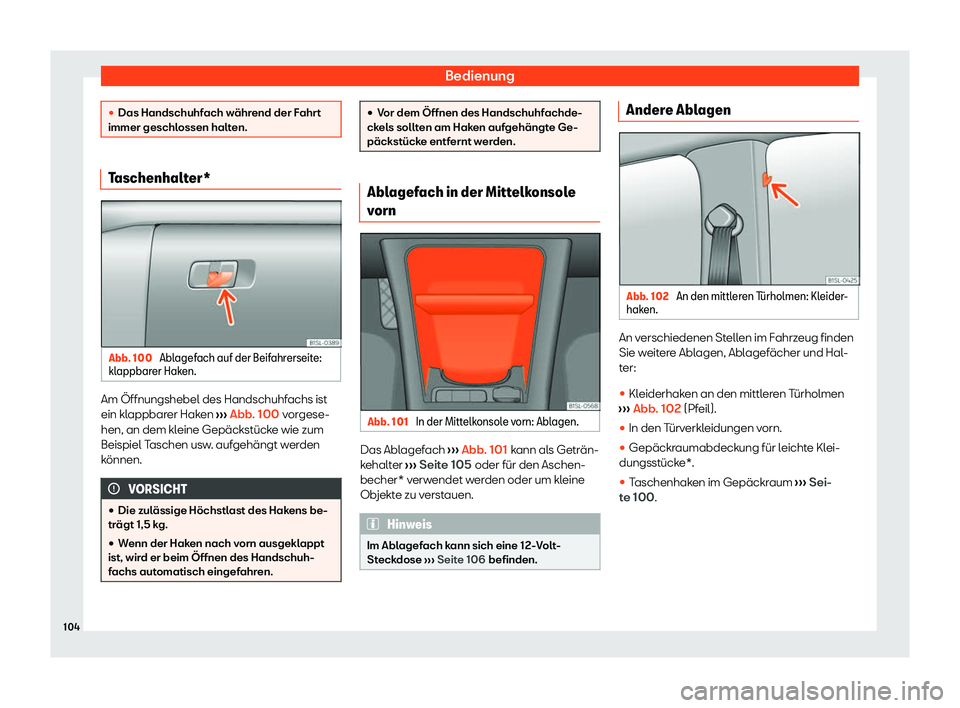 Seat Mii electric 2020  Betriebsanleitung (in German) Bedienung
