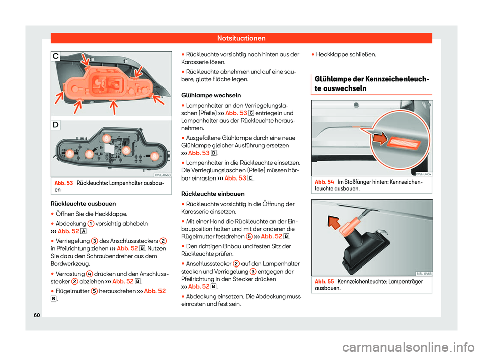 Seat Mii electric 2019  Betriebsanleitung (in German) Notsituationen
Abb. 53 
R