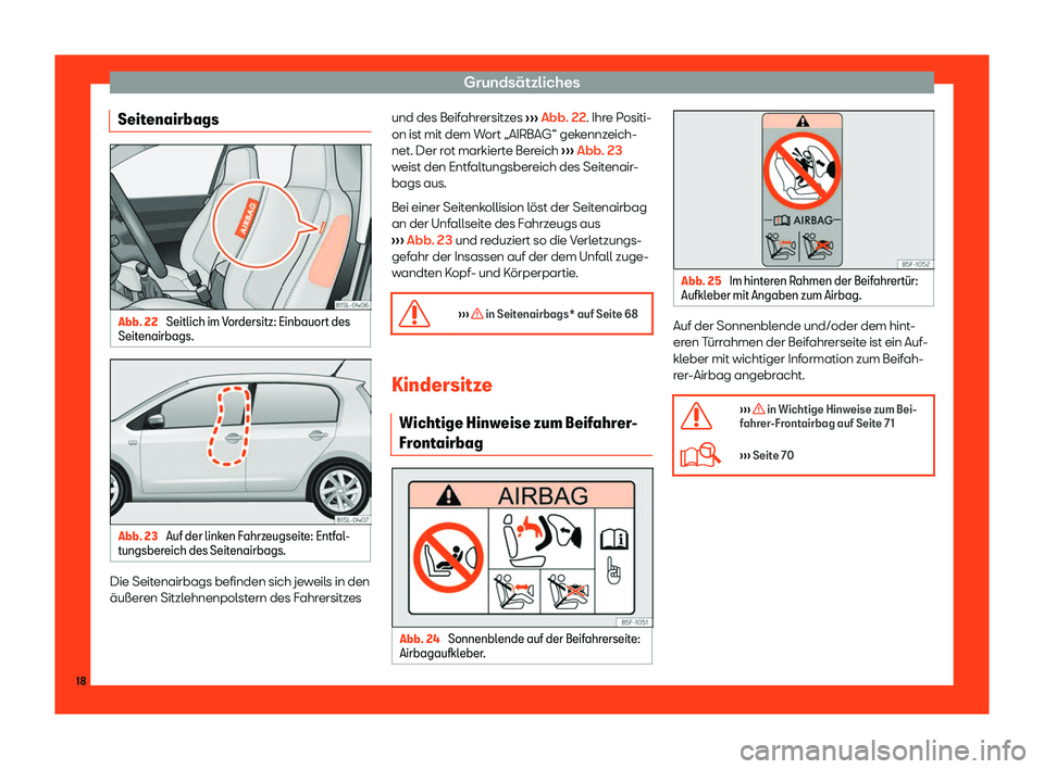 Seat Mii electric 2018 Betriebsanleitung (in German) Grunds Seat Mii electric 2018 Betriebsanleitung (in German) Grunds