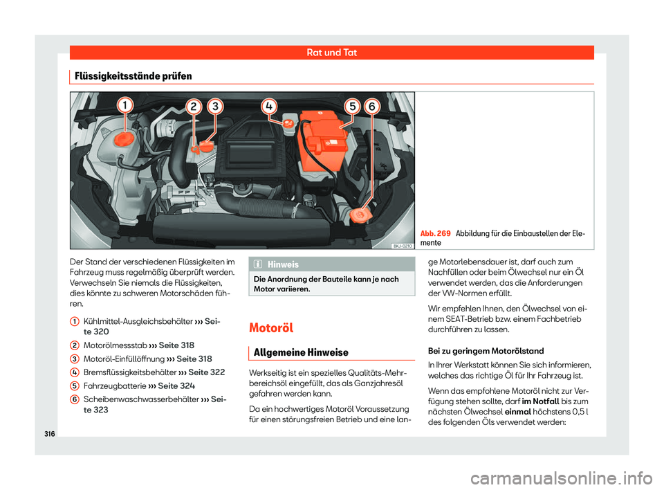 Seat Ibiza 2019  Betriebsanleitung (in German) Rat und Tat
Fl