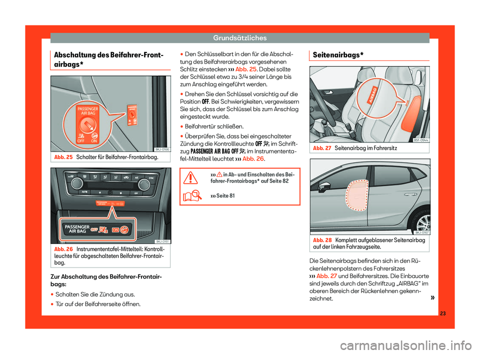 Seat Ibiza 2018 Betriebsanleitung (in German) Grunds Seat Ibiza 2018 Betriebsanleitung (in German) Grunds