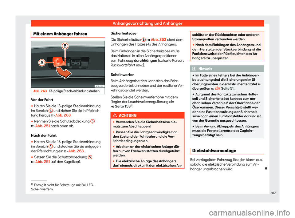 Seat Ibiza 2018  Betriebsanleitung (in German) Anh