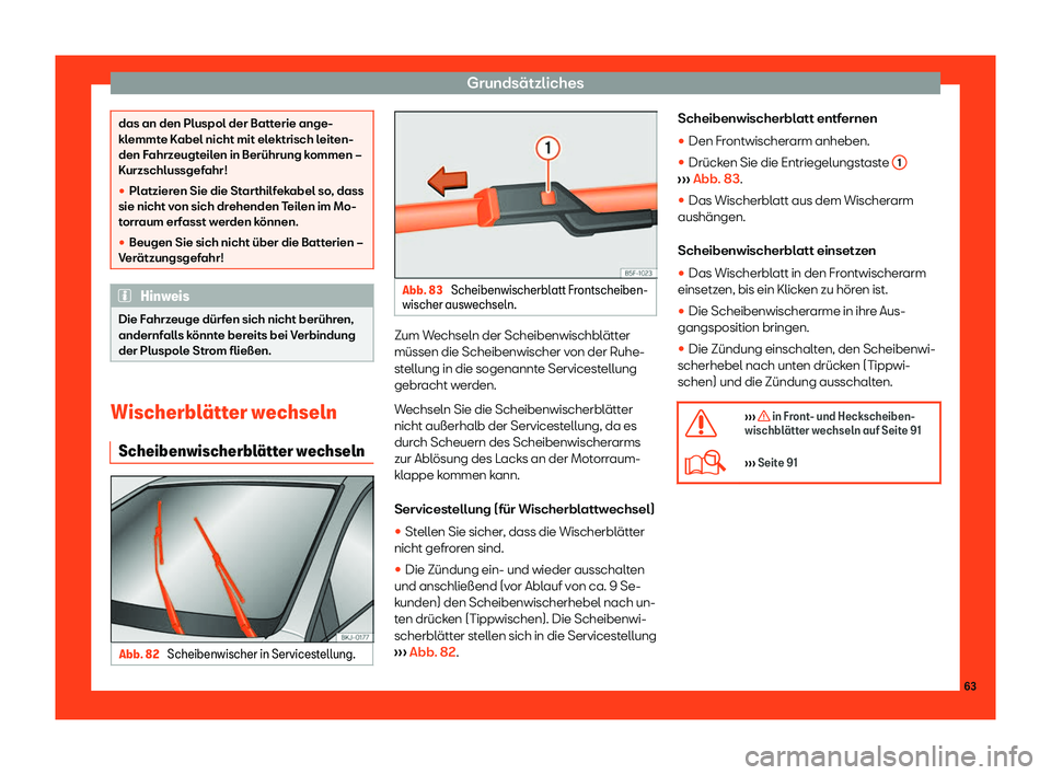Seat Ibiza 2018  Betriebsanleitung (in German) Grunds