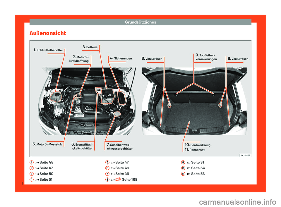 Seat Ibiza 2018  Betriebsanleitung (in German) Grunds