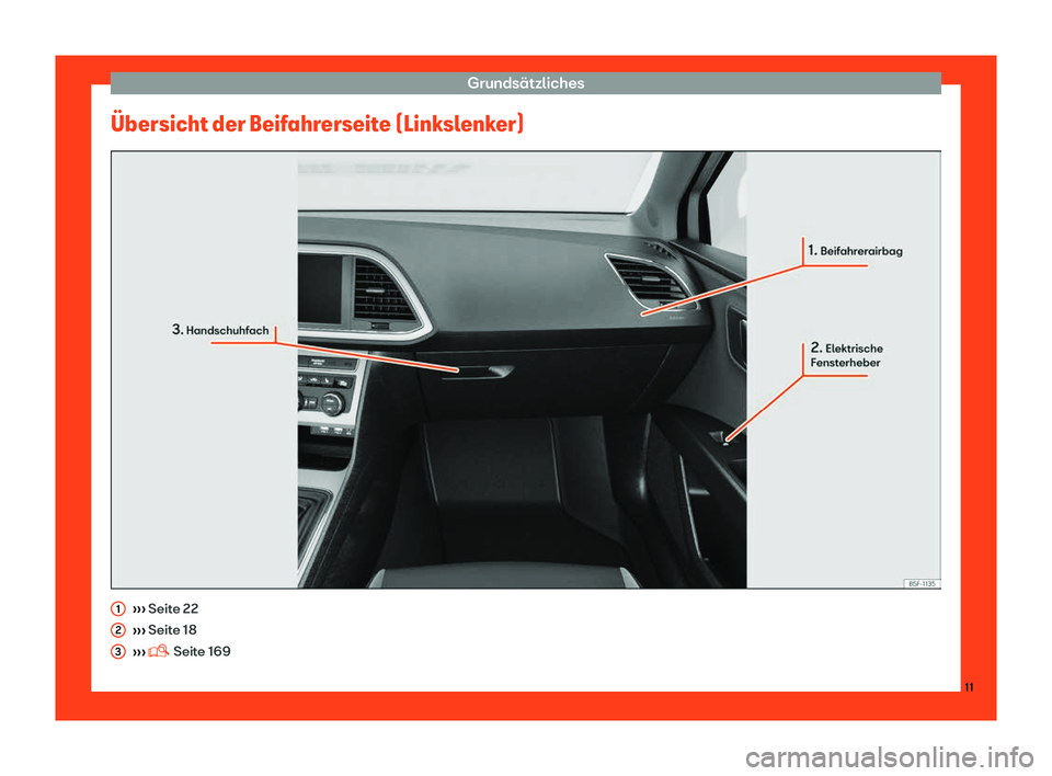 Seat Leon Sportstourer 2018  Betriebsanleitung (in German) Grunds