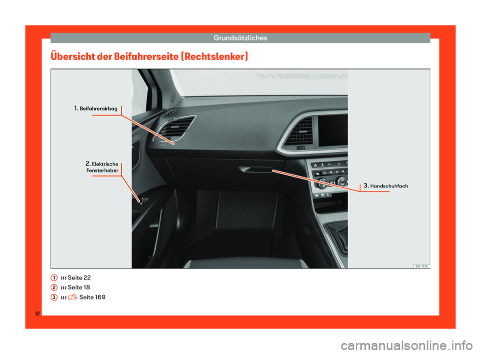 Seat Leon Sportstourer 2018  Betriebsanleitung (in German) Grunds