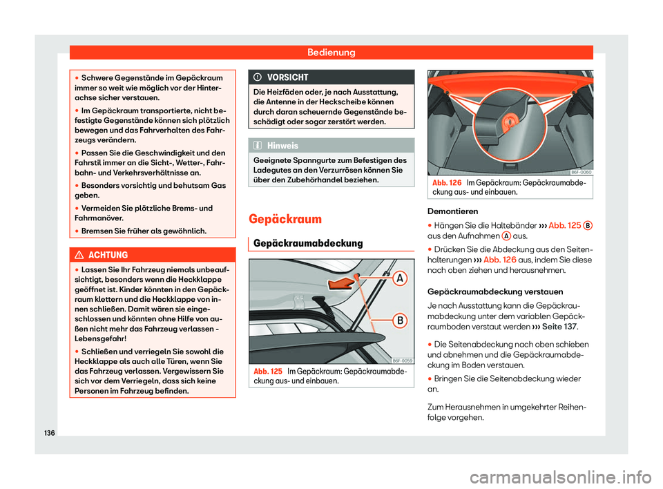 Seat Arona 2019  Betriebsanleitung (in German) Bedienung
