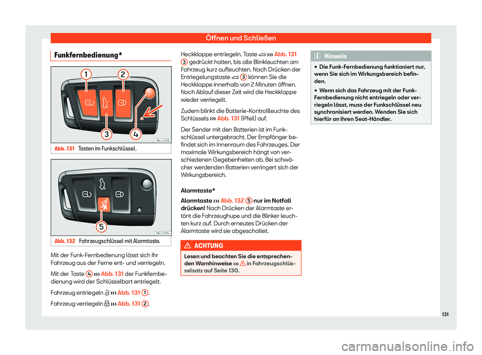 Seat Arona 2018  Betriebsanleitung (in German) 
