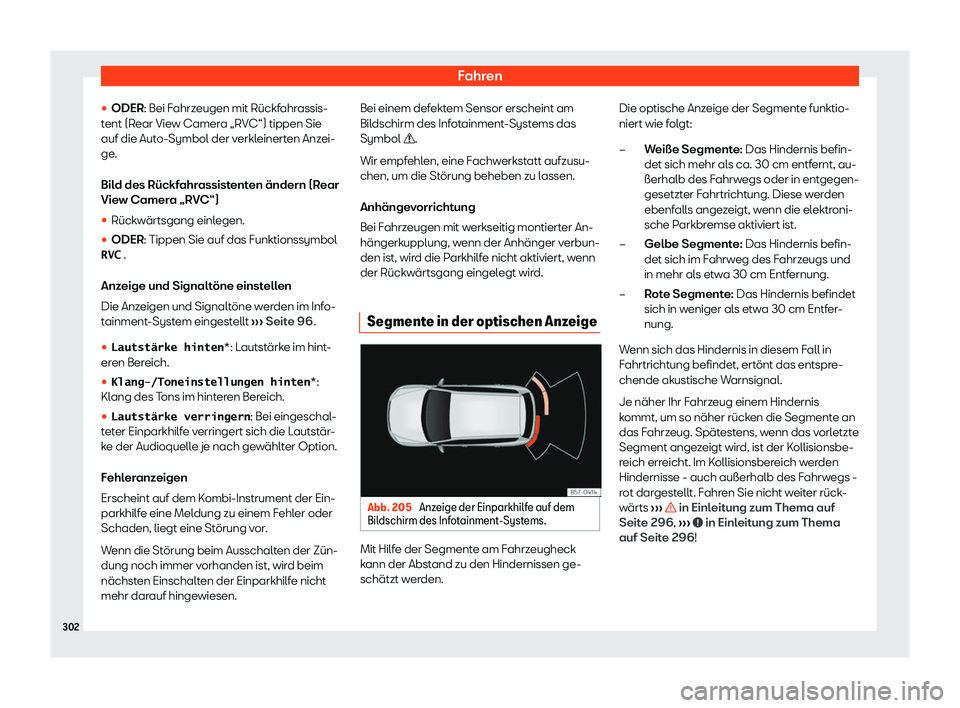 Seat Ateca 2020  Betriebsanleitung (in German) Fahren
