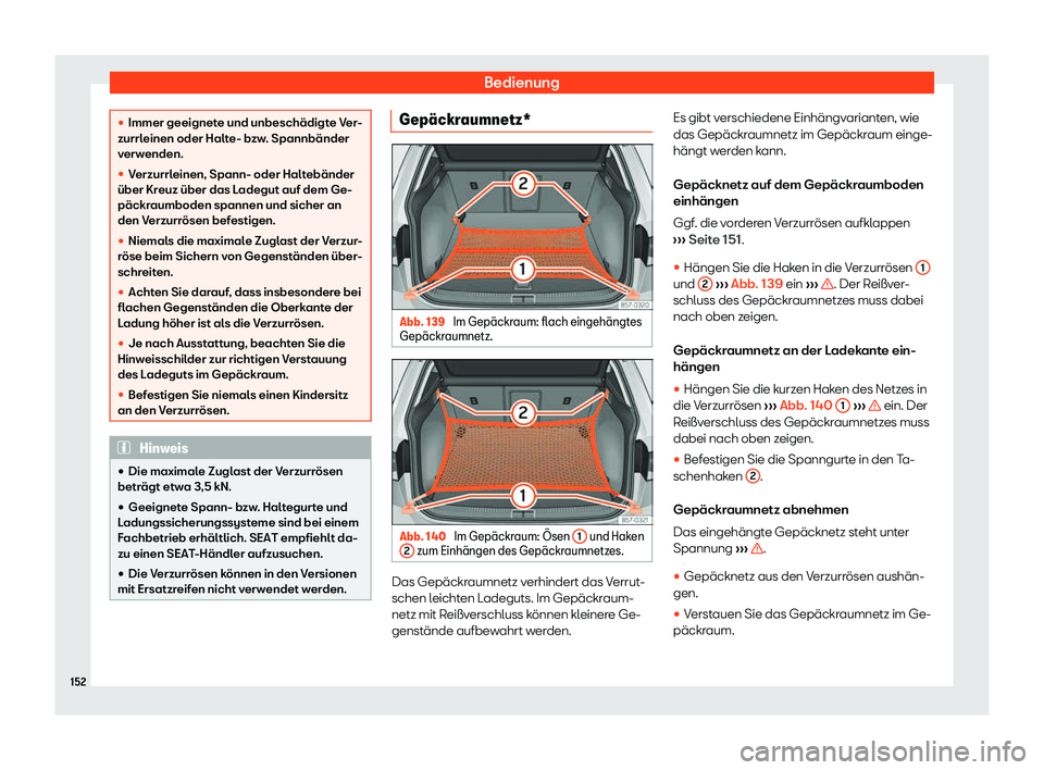 Seat Ateca 2019  Betriebsanleitung (in German) Bedienung

