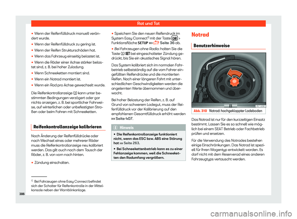 Seat Ateca 2018  Betriebsanleitung (in German) Rat und Tat
