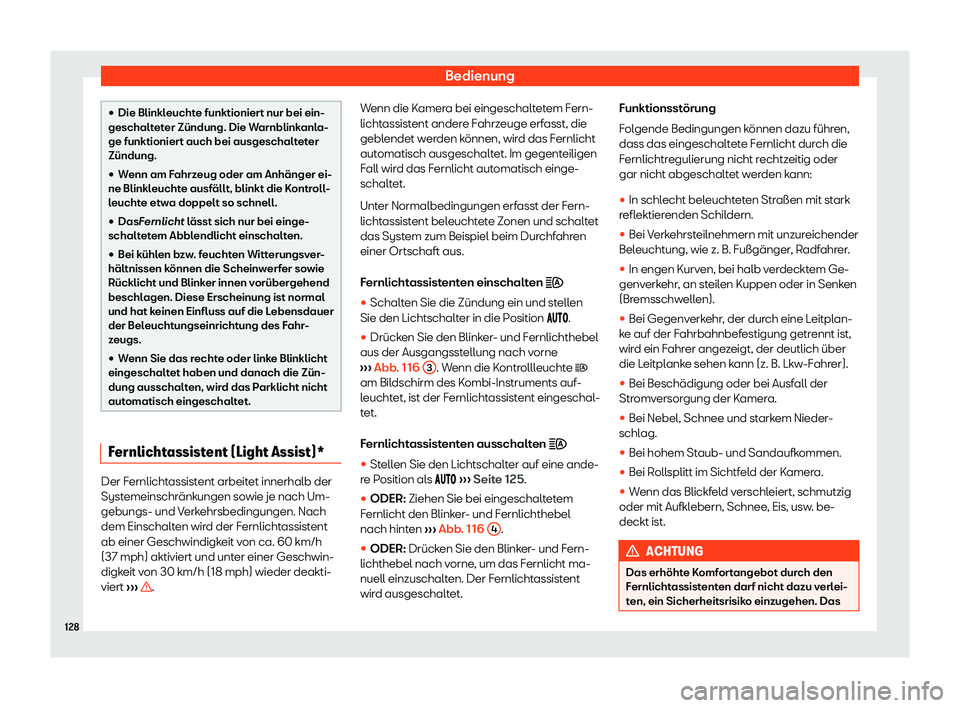 Seat Alhambra 2019  Betriebsanleitung (in German) Bedienung
