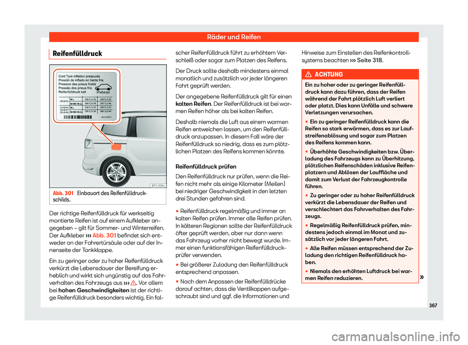 Seat Alhambra 2018  Betriebsanleitung (in German) R
