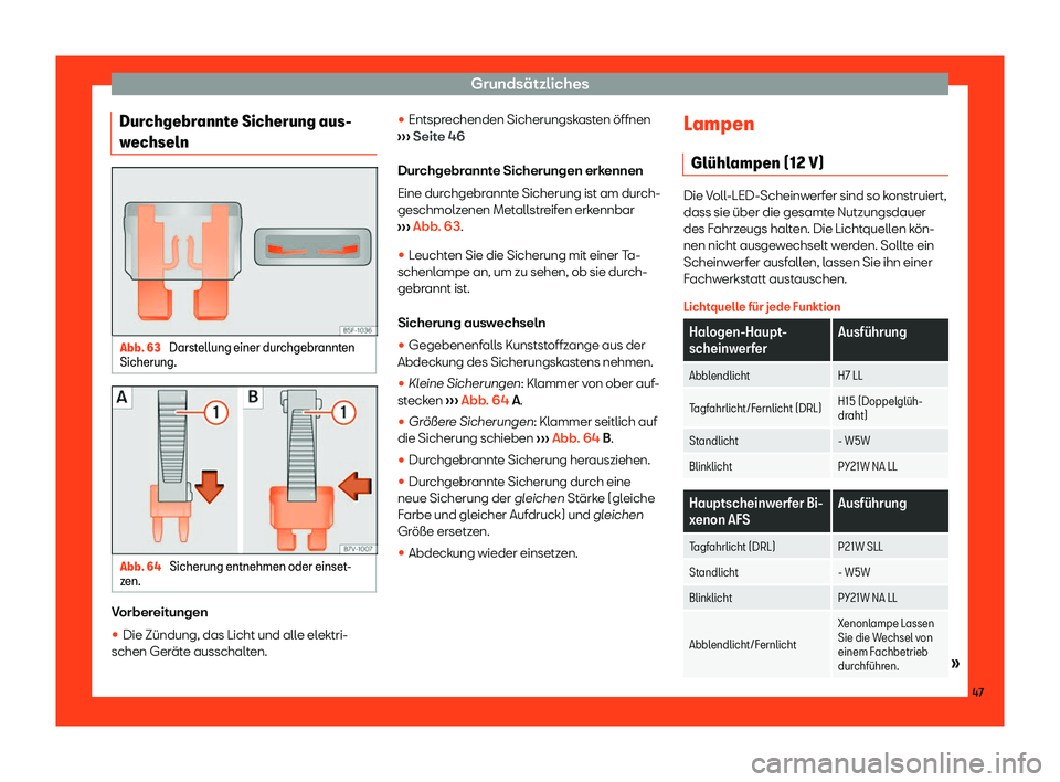 Seat Alhambra 2018 Betriebsanleitung (in German) Grunds Seat Alhambra 2018 Betriebsanleitung (in German) Grunds