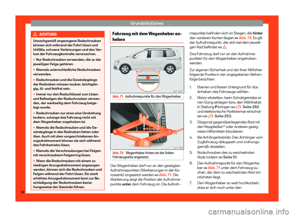 Seat Alhambra 2018 Betriebsanleitung (in German) Grunds Seat Alhambra 2018 Betriebsanleitung (in German) Grunds