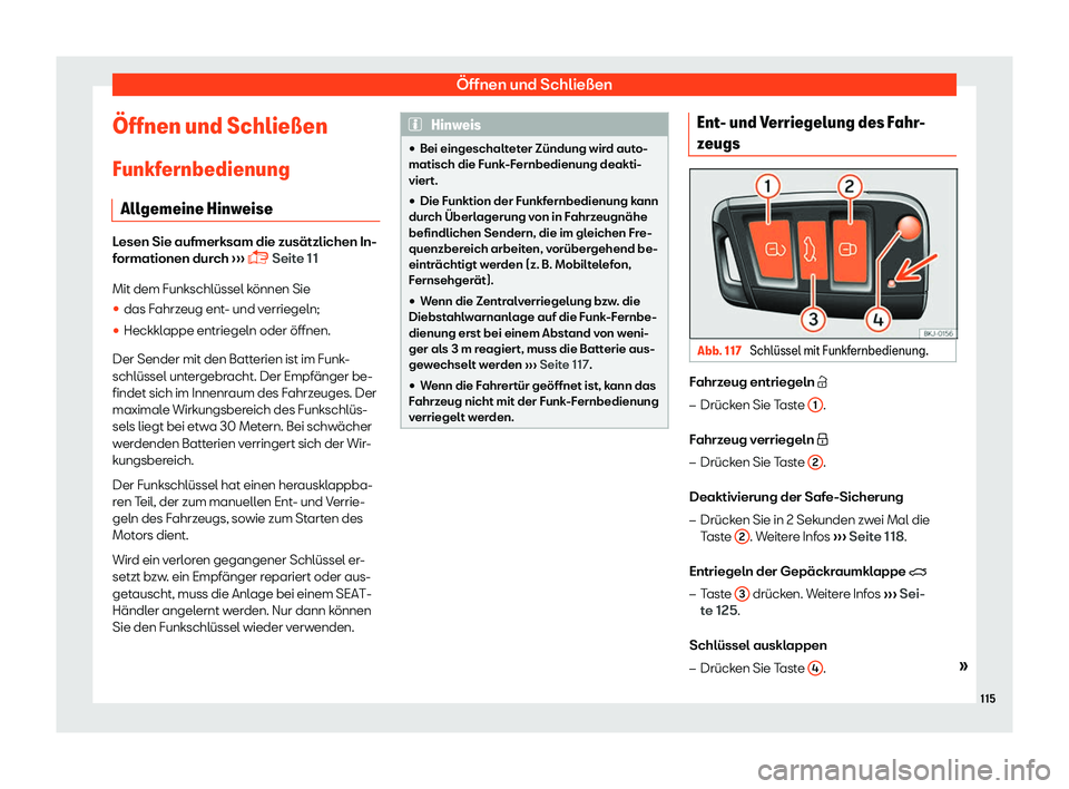 Seat Toledo 2018 Betriebsanleitung (in German) Seat Toledo 2018 Betriebsanleitung (in German)