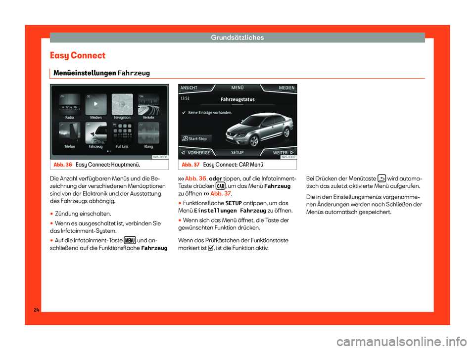 Seat Toledo 2018  Betriebsanleitung (in German) Grunds