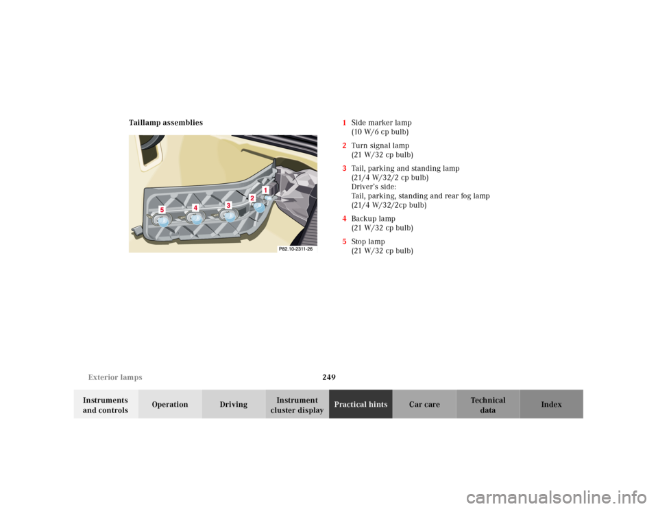 MERCEDES-BENZ SL500 2000 R129 Owners Manual 