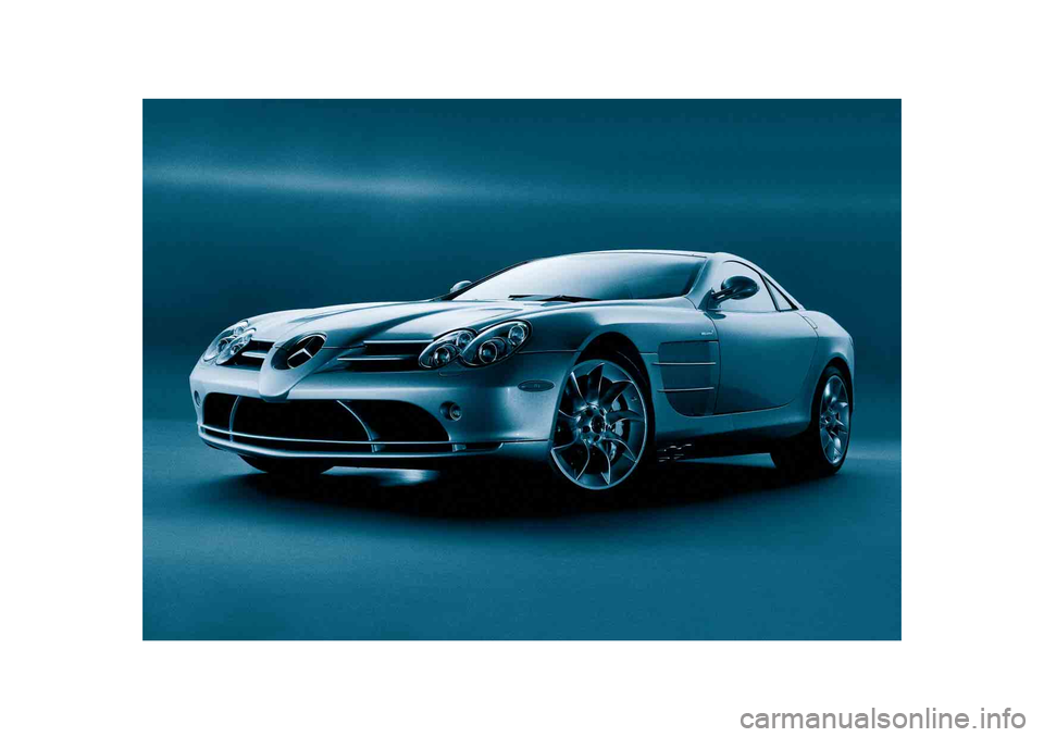 MERCEDES-BENZ SLR 2005 R199 Owners Manual 
